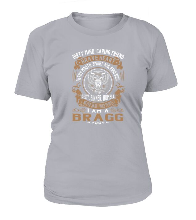 BRAGG Last Name, Surname Tshirt T-Shirt Woman