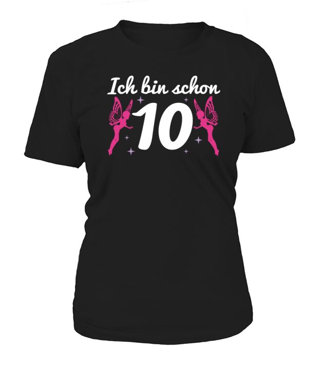 Fairy Birthday Gift Girl 10 Years 10th birthday T-Shirt Woman