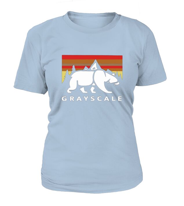 Bear grayscale vintage T-Shirt Woman