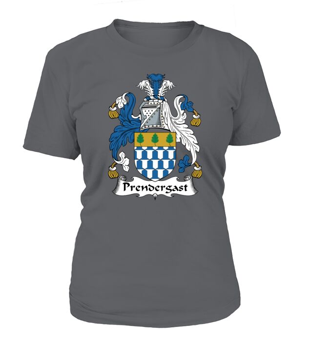 Prendergast Coat of Arms Irish Family Crests T-Shirt Woman