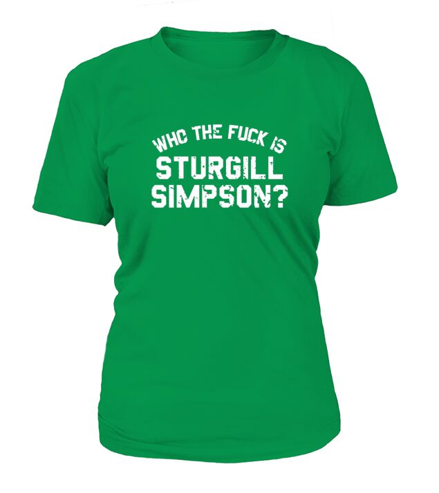 Sturgill Simpson Merch Who The FCk T-Shirt T-Shirt Woman