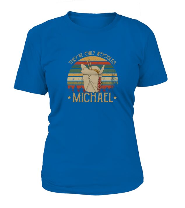 Theyre Only Noodles Michael Vintage T-Shirt Woman