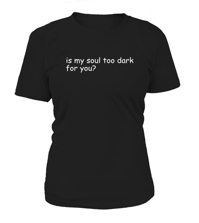 Organic Cotton Tee Dark Soul Tumblr Grunge black i Women's T-Shirt