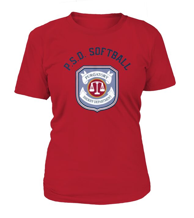 Purgatory Softball Team T-Shirt Woman