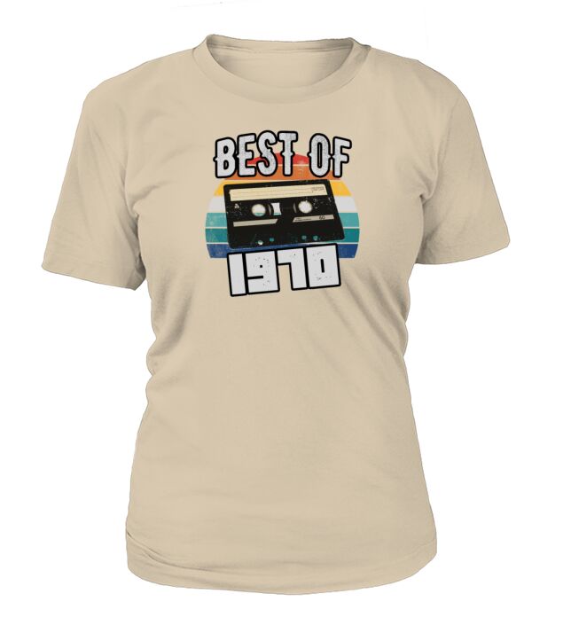 50th Birthday Gift Idea Vintage 1970 Retro Design Women's T-Shirt