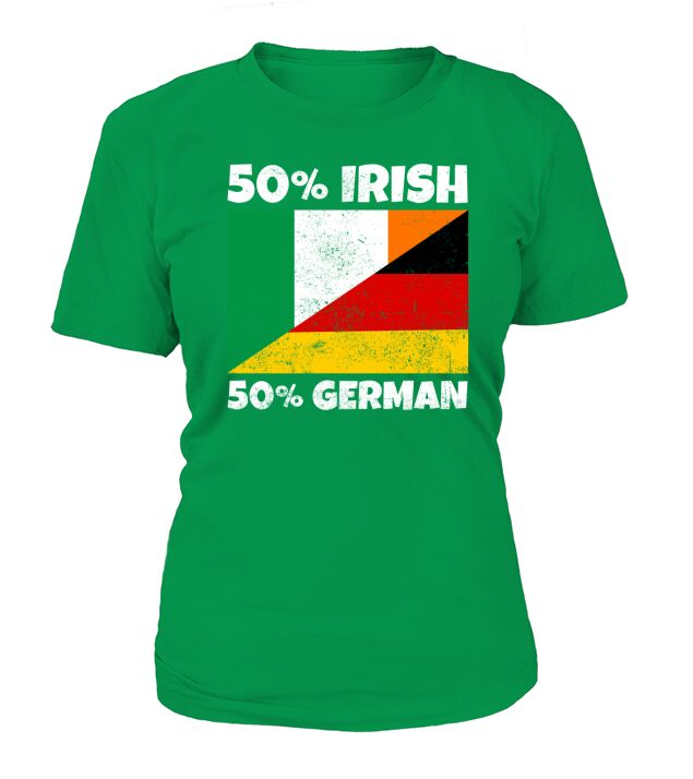 50% Irish 50% German T-Shirt Woman