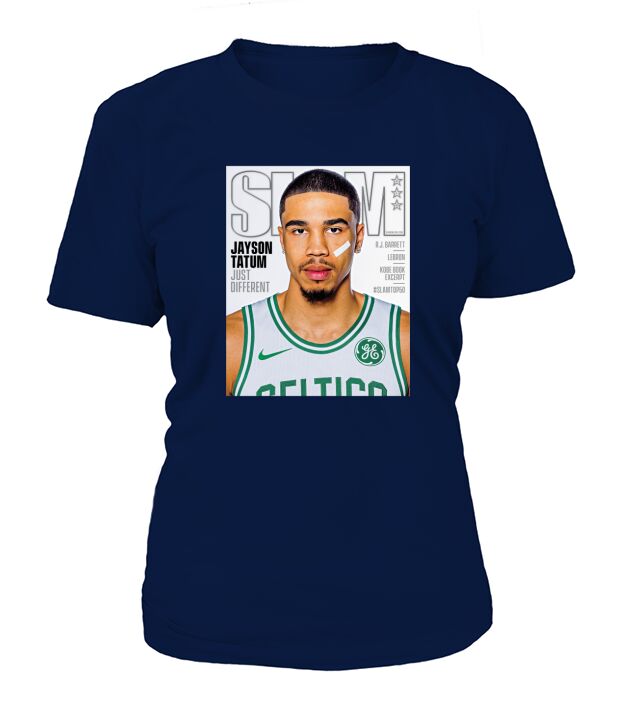 Nice Slam Jayson Tatum Basketball T-Shirt Woman