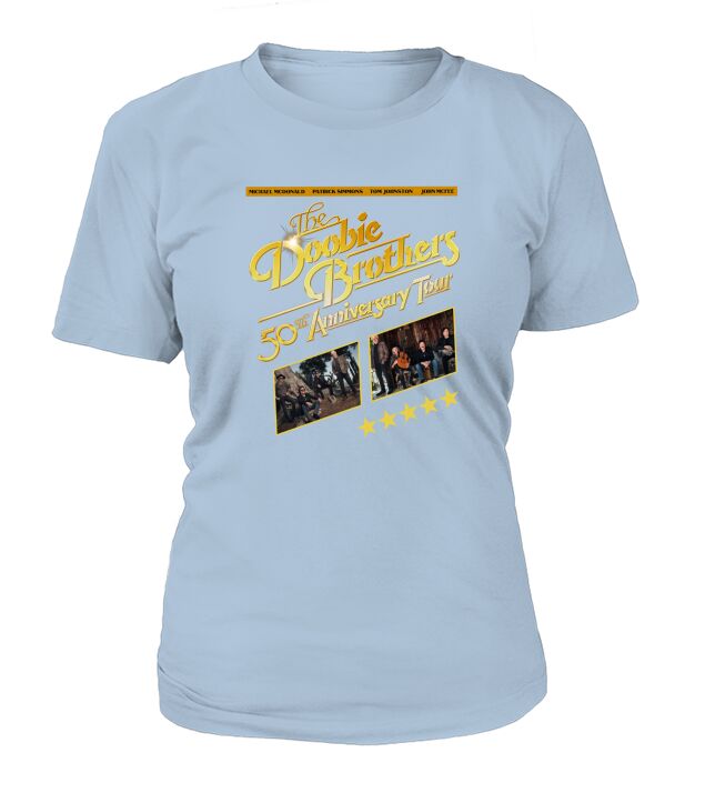 The Doobie Brothers 50th Anniversary Tour T-Shirt Woman