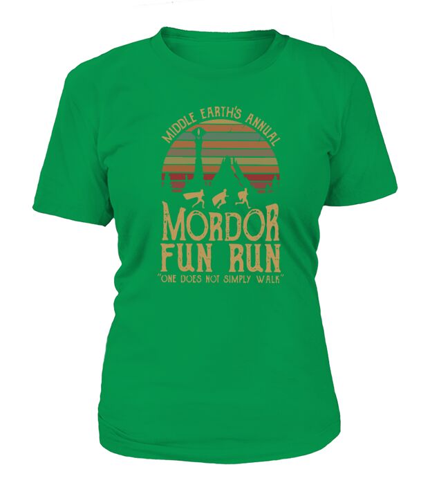 Mittelerdes jährlicher Mordor-Spaßlauf man geht nicht einfach Shirt T-Shirt Woman