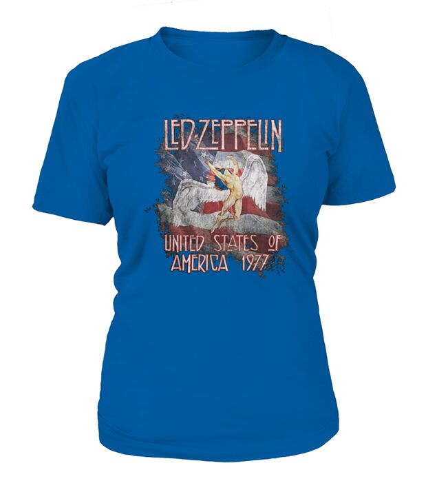 Led Zeppelin USA 1977 Tour T-Shirt Woman