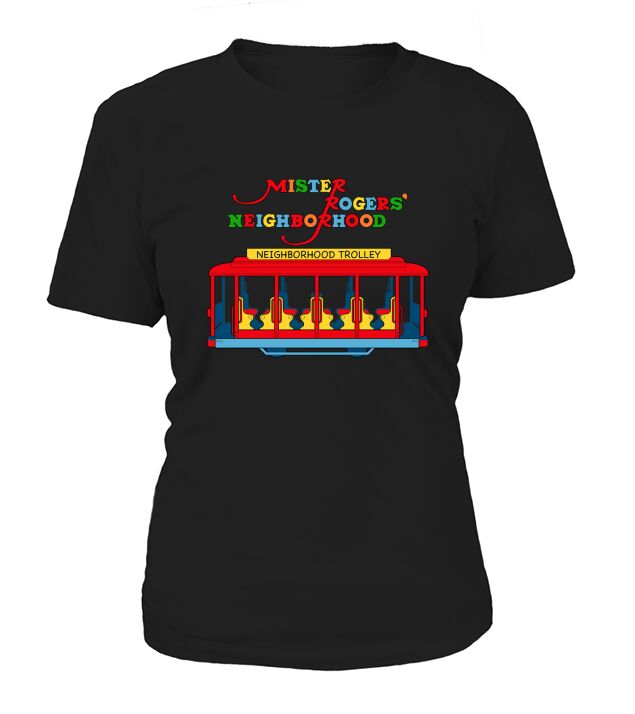 Mister Rogers Neighborhood Trolley T-Shirt Woman