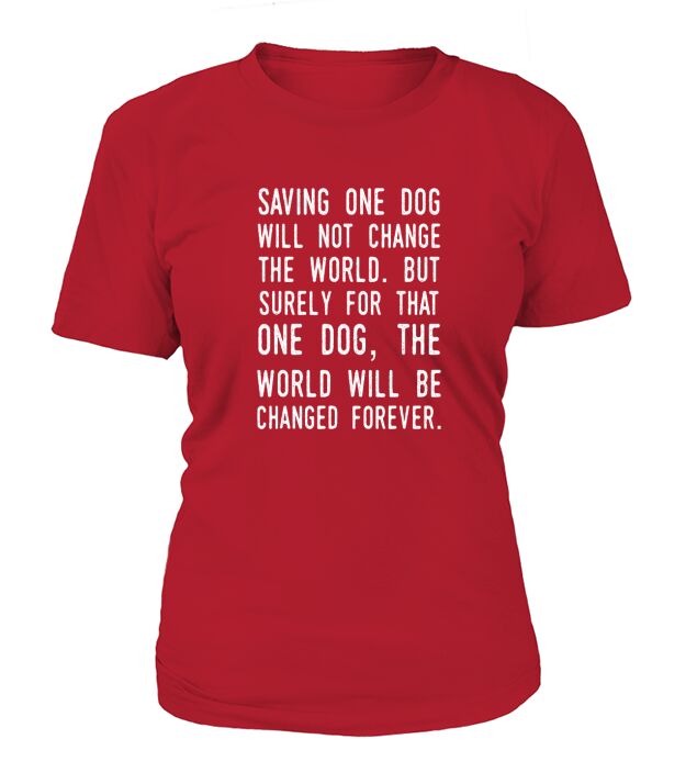 Dog Rescue Humane Society T-Shirt Woman