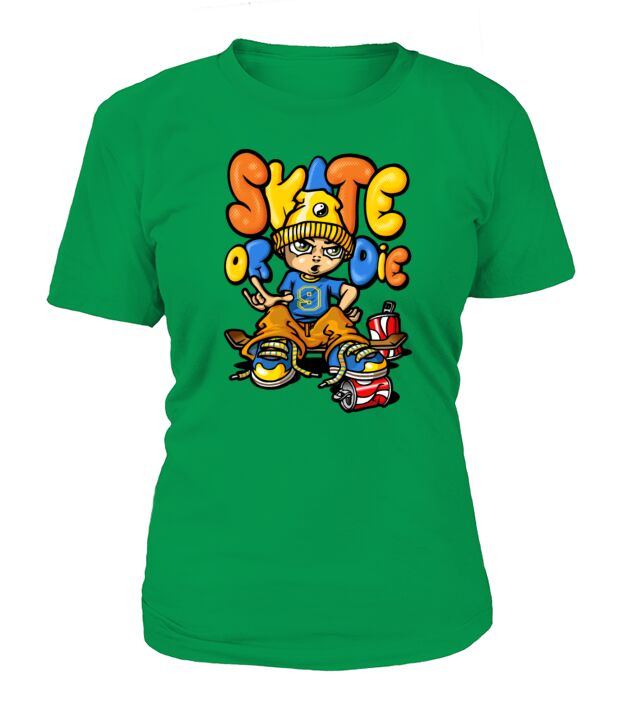 Skate and graffitis T-Shirt Woman
