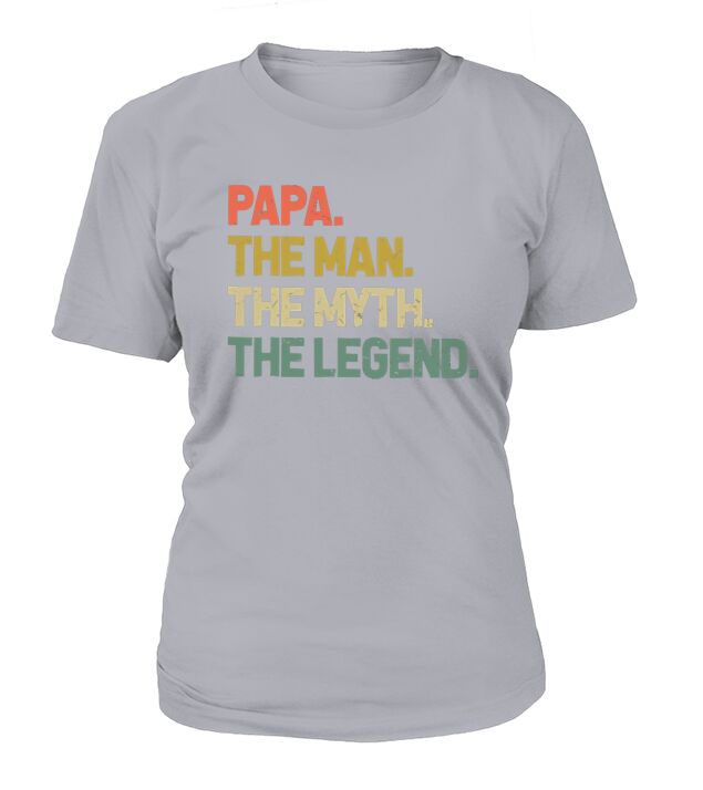 Vintage Papa The Man The Myth The Legend T-Shirt Woman