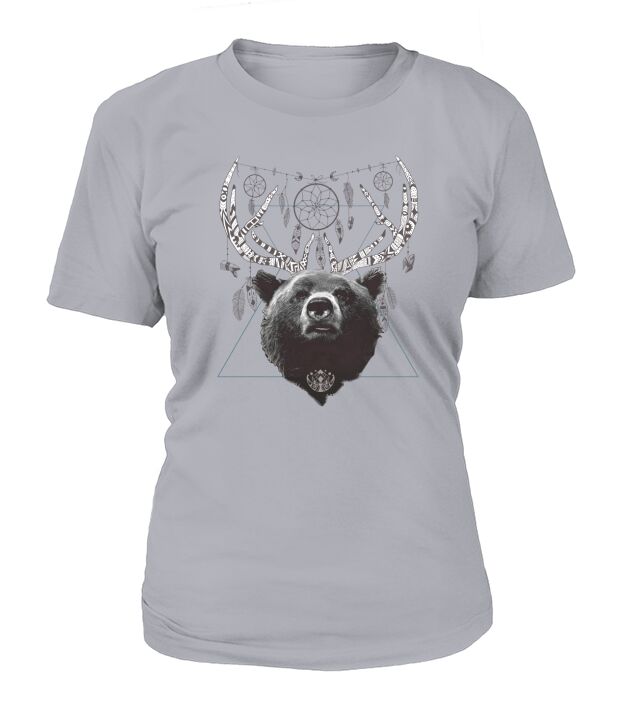 Bear Deer T-Shirt T-Shirt Woman
