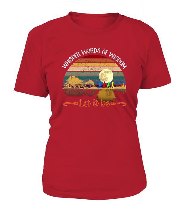 The Beatles abbey road Whisper words of wisdom let it be T-Shirt Woman