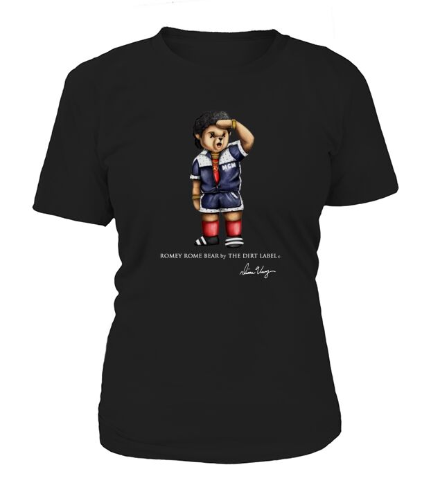 Romey Rome Bear By The Dirt Label Signature T-Shirt Woman