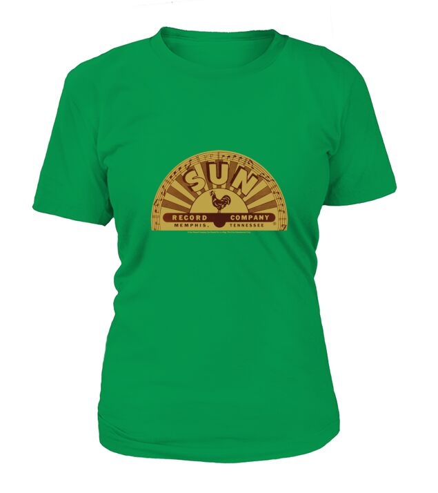 Sun Records Company Sunrise Logo Classic Music T-Shirt Woman