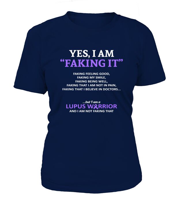 Lupus Faking 5840192 Yes I Am It Feeling Good T-Shirt Woman