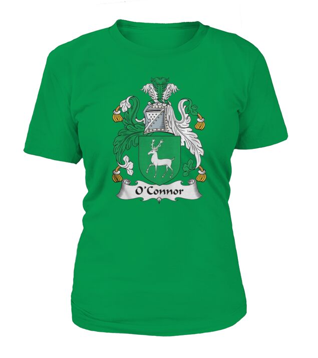 OConnor Coat of Arms Irish Family Crests T-Shirt Woman