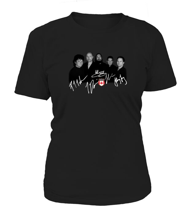 Vintage The Tragically Hip Mono Picture T-Shirt Woman