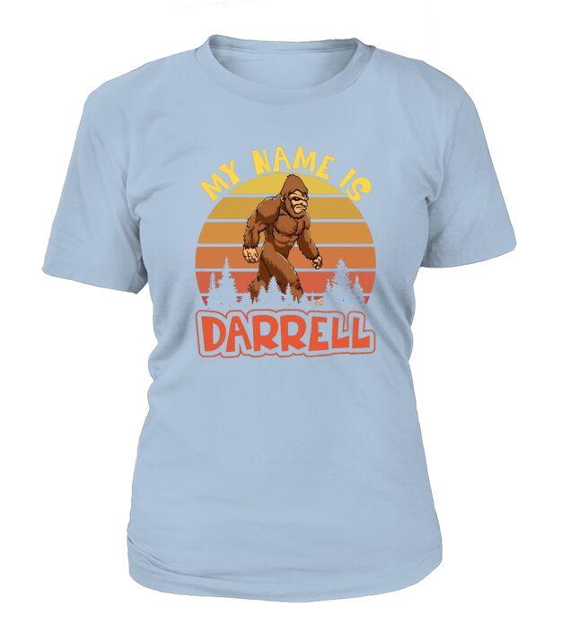 Vintage My Name is Darrell Bigfoot Believers T-Shirt Woman