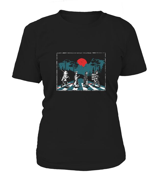 Demon Slayer Abbey Road Tanjiro Nezuko Zenitsu Inosuke Women's T-Shirt