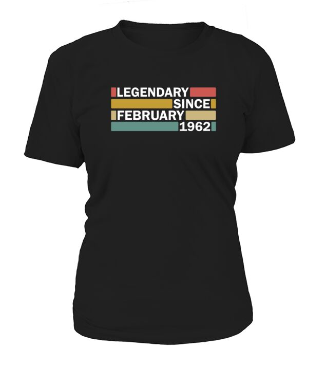 60th birthday February vintage 1962 gift idea Women's T-Shirt