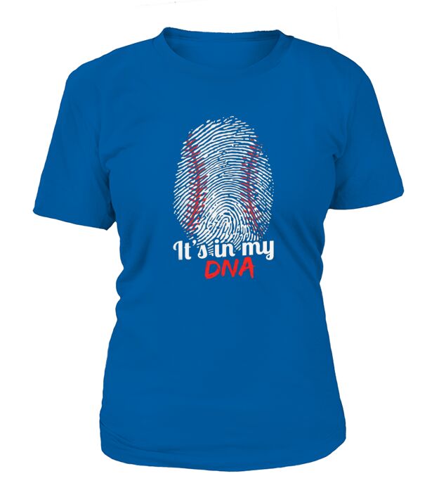 Its In My DNA Softball Baseball Tshirt T-Shirt Woman
