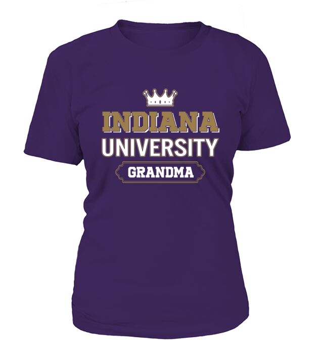 Indiana University Grandma Great Gift For Grandparents T-Shirt Woman