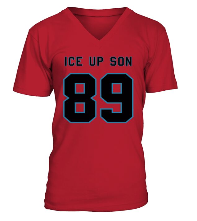 2 Color Ice Up, Son! with 89 Number V-Neck T-shirt
