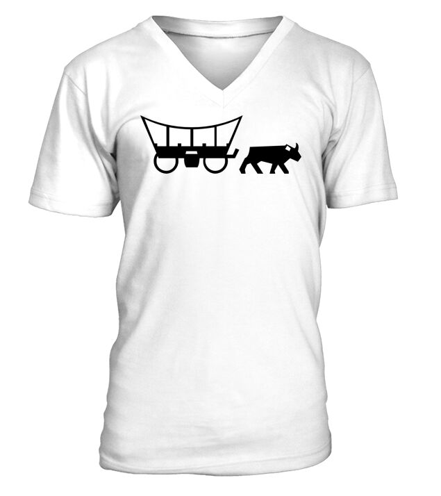 Covered Wagon 03 V-Neck T-shirt