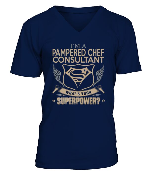 PAMPERED CHEF CONSULTANT V-Neck T-shirt