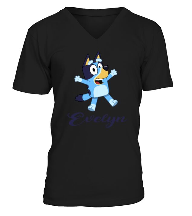 Evelyn Bluey  Cartoon 2020 Girl Name - Baby Onesie V-Neck T-shirt