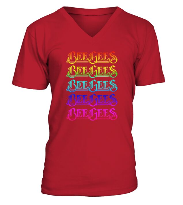 Bee Gees Disco T-shirt V-Neck T-shirt