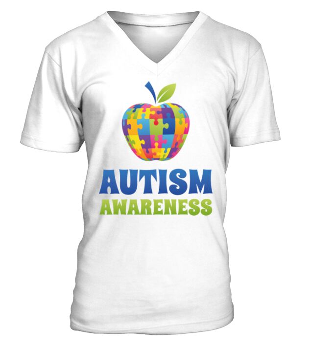 Autism Awareness V-Neck T-shirt