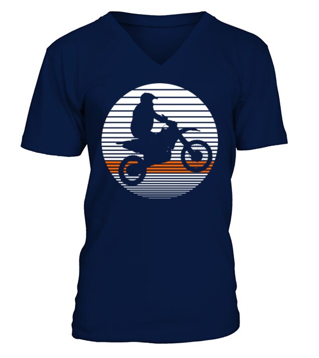 motobike V-Neck T-shirt