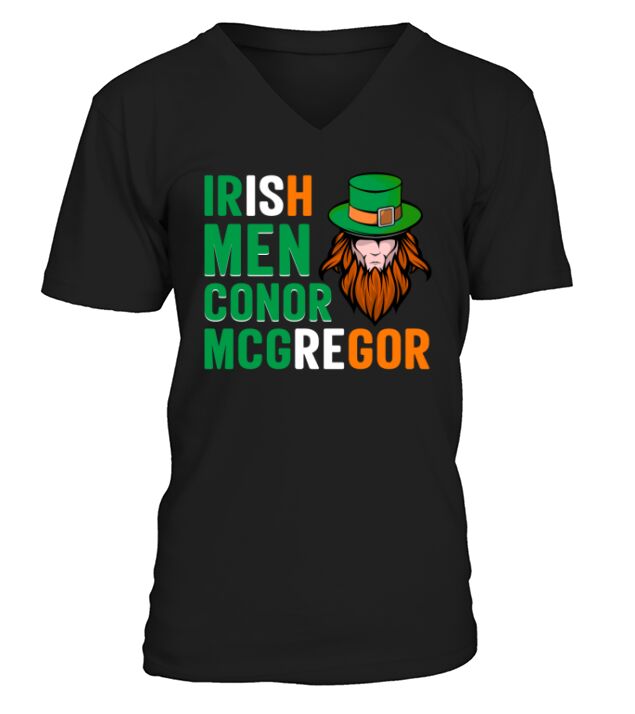 Irish men conor mcgregor V-Neck T-shirt