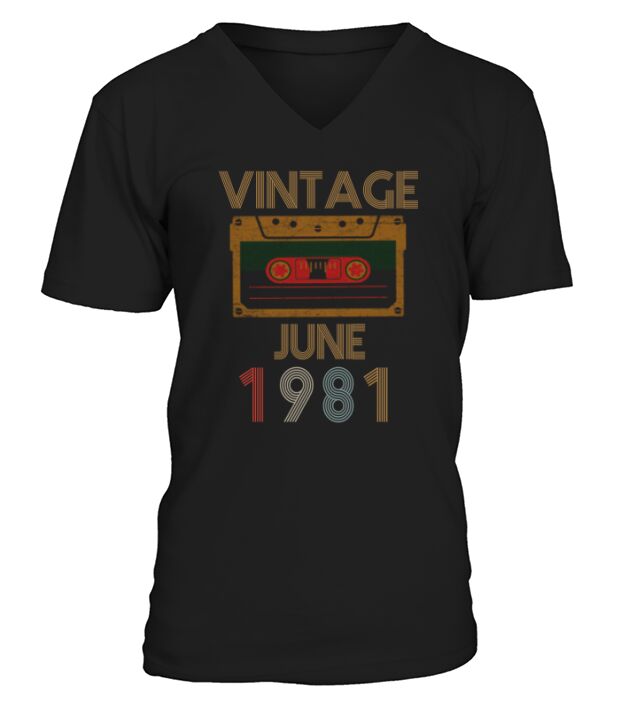Vintage june 1981 V-Neck T-shirt