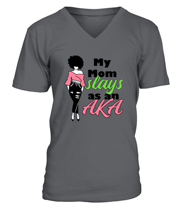My Mom is an AKA V-Neck T-shirt