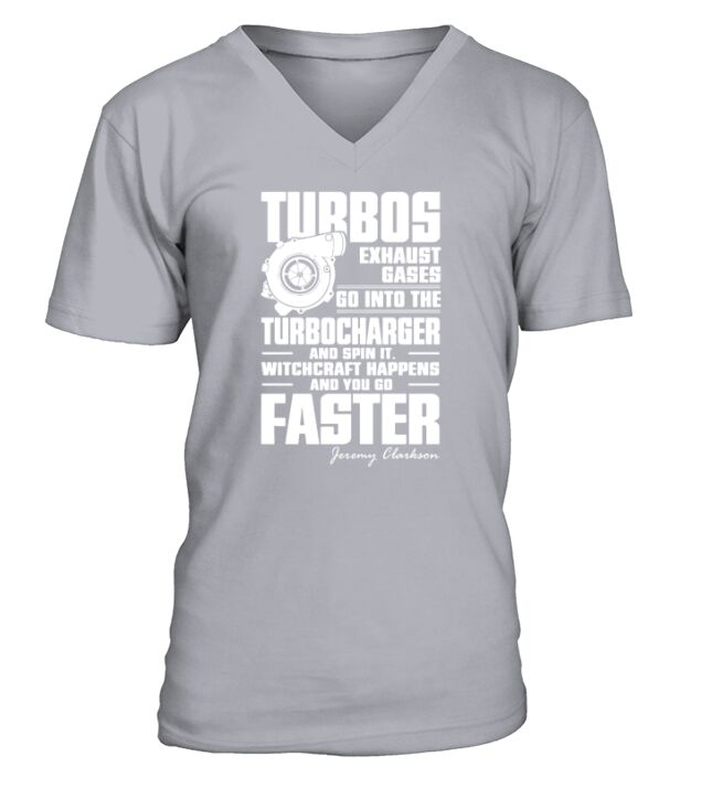 Jeremy Clarkson Quote Turbo Witchcraft happens Gear Grand Tour shirt V-Neck T-shirt