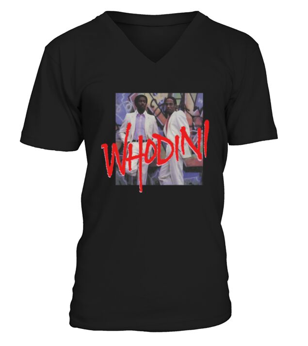Whodini Escape Hip Hop Music Group V-Neck T-shirt