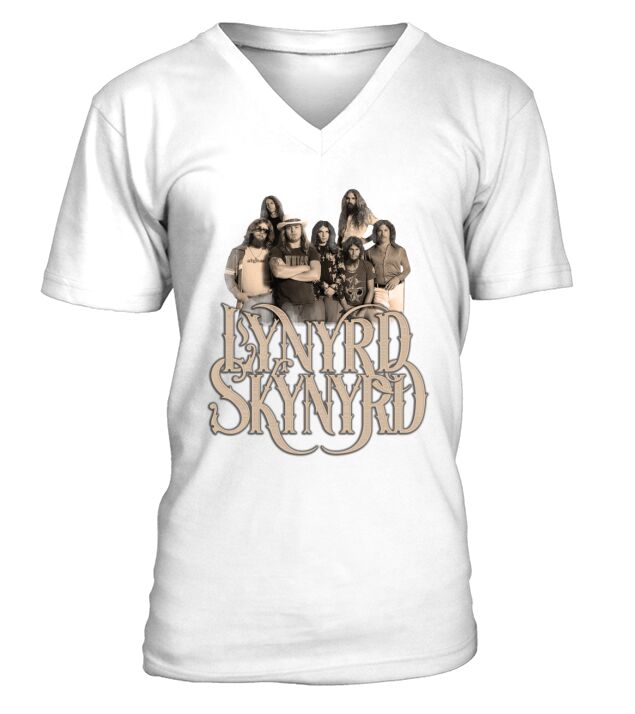 Lynyrd Skynyrd Band Tshirt V-Neck T-shirt