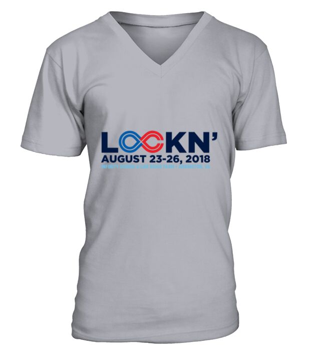 LOCKN FESTIVAL 2018 GUSRAISA V-Neck T-shirt