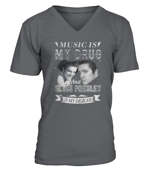 ONLY ELVIS PRESLEY FANS V-Neck T-shirt