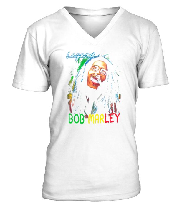 Bob Marley V-Neck T-shirt