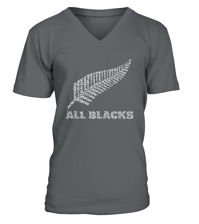 THE RUGBY TEAM ALL BLACKS V-Neck T-shirt