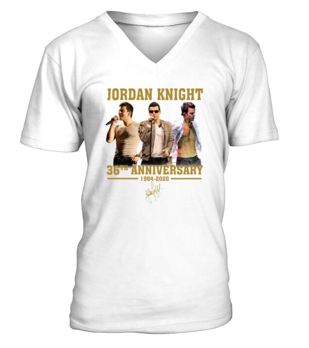 JORDAN KNIGHT 36TH ANNIVERSARY V-Neck T-shirt