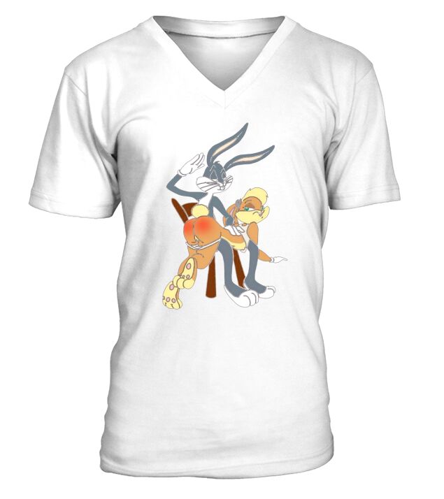 Bugs Bunny And Lola T-Shirt V-Neck T-shirt