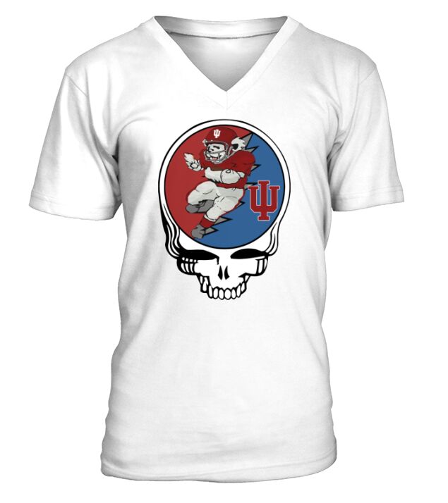 GratefulDead Indiana Hoosiers V-Neck T-shirt